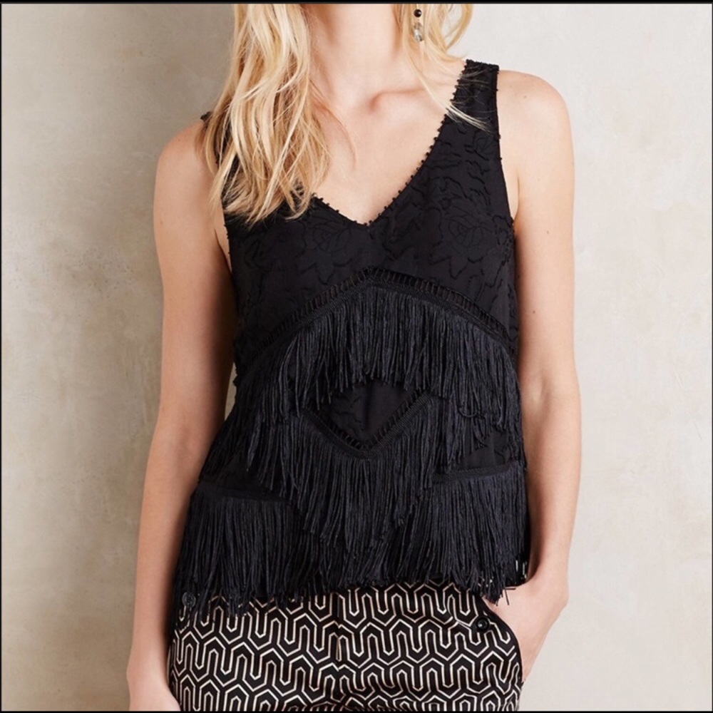 Anthropologie HD in Paris Fringe Tank
